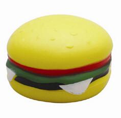 Quality New promotion gift creative product hamburger Stress Ball customed logo wholesale