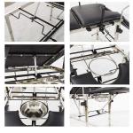 Steel Coating Gynecology Treatment Table Hospital Gynaecology Examination