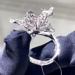 18k Oval Shape Flower Style Ring Lab Grown Pink Diamond Ring Luxury And