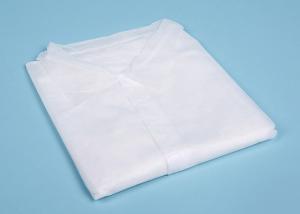 Quality PP Medical Nonwovens Disposable Lab Coats Bulk With Turn - Down Collar wholesale