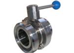 1" X0.065" Hygienic Butterfly Valves For High Temperature Pipe System