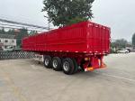 50cbm 80 Tons Tractor Side Dump Semi Trailer 3 Axles Side Tipper Semi Truck