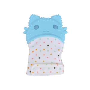 Quality Baby Shower Gift Pain Relief Teething Mitt BPA Free Silicone Safe Food Grade Teether Glove Unisex Prevent Scratch Mitten wholesale