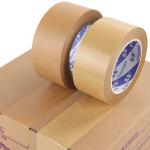 Pressure Sensitive Self Adhesive Carton Packing Brown Paper Tape Single Sided