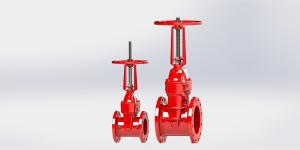 Quality Outside Screw Yoke / NRS Type UL FM Gate Valve For Fire Protection Service wholesale