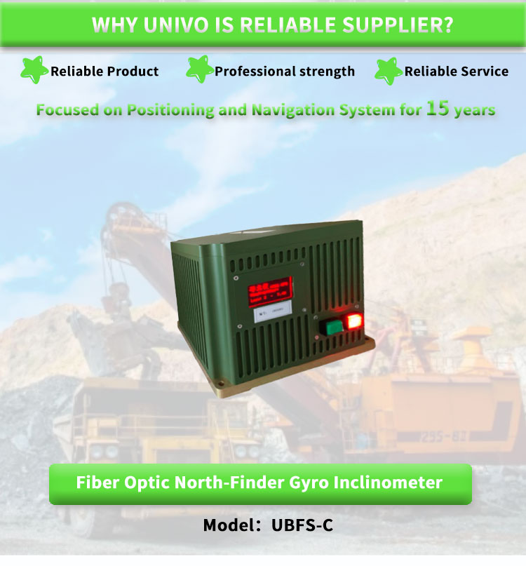 UNIVO UBFS-C High Accuracy Fiber Optic Gyroscope Sensor for Geological Testing Logging
