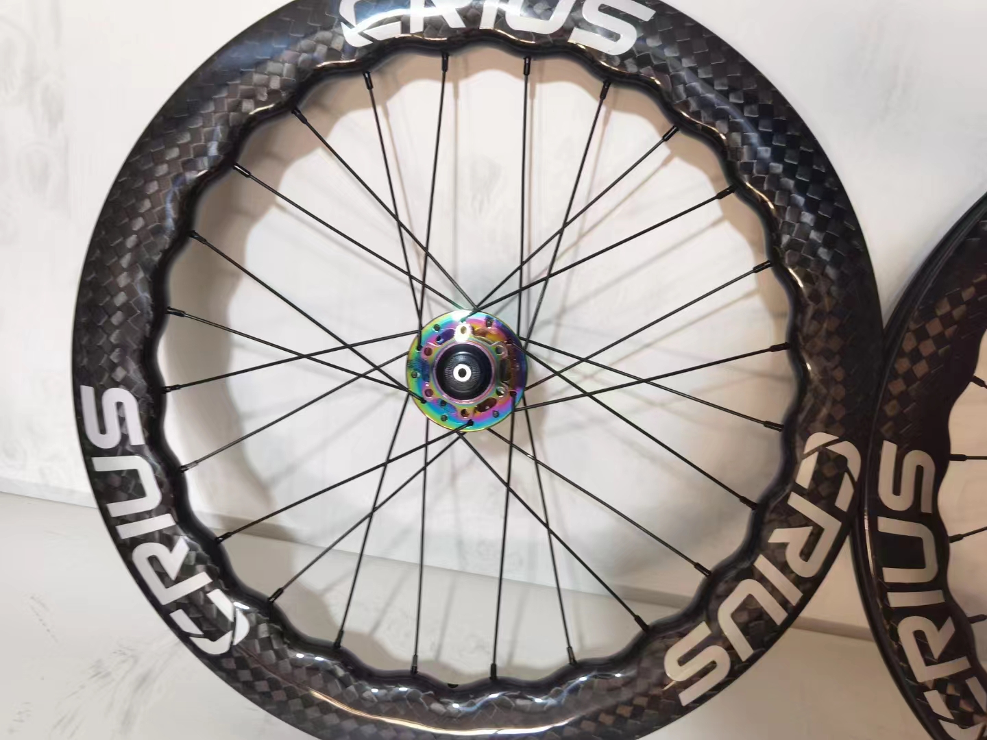 BMX Carbon Wheelset 1.8kg Weight for Crius Folding Bike Long-Lasting Performance