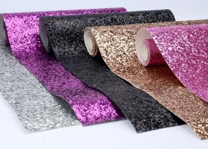 Quality Fancy Spandex Chunky Glitter Fabric 54&quot; Width For Shoes And Hair Bow wholesale