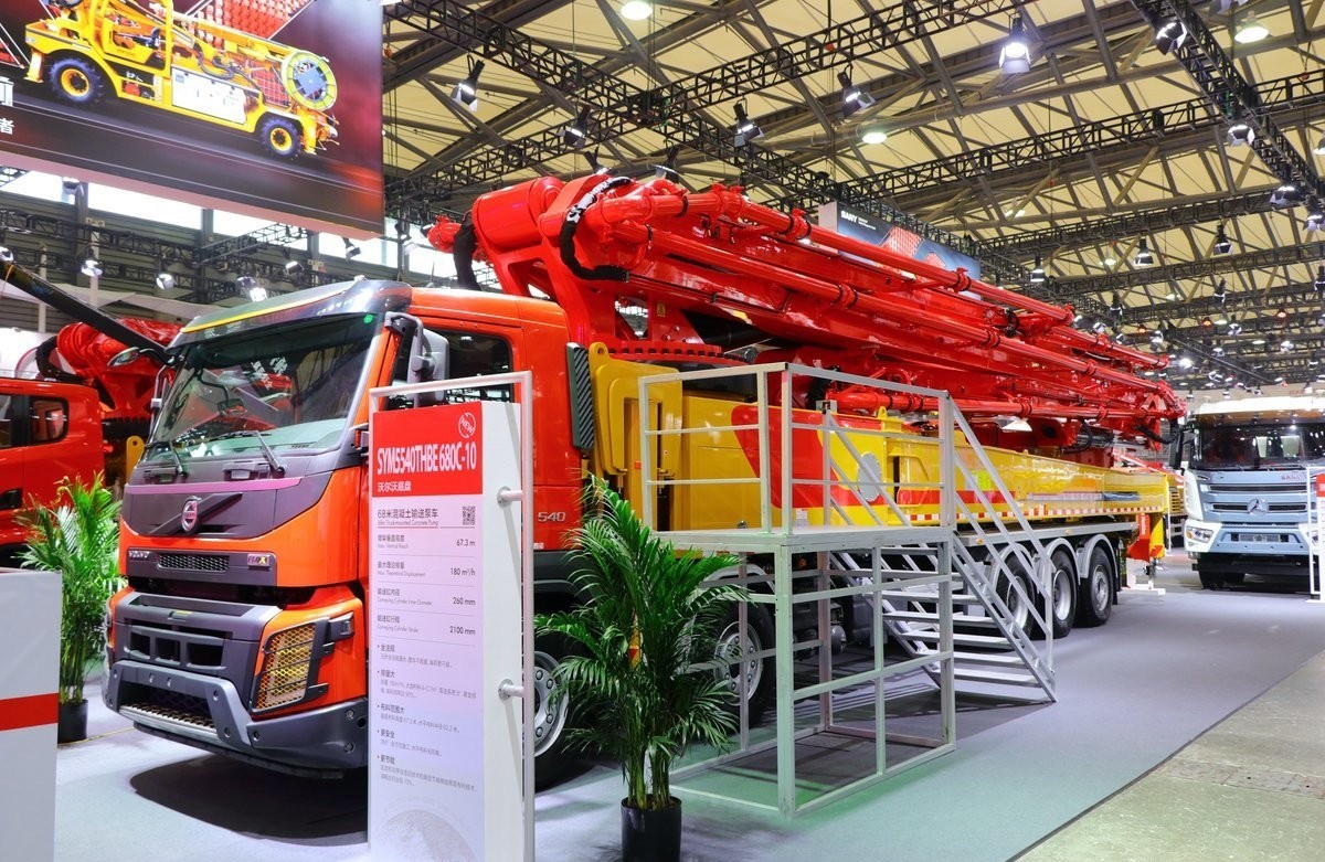 Construction Piston Concrete Pump Truck Mechanical Device