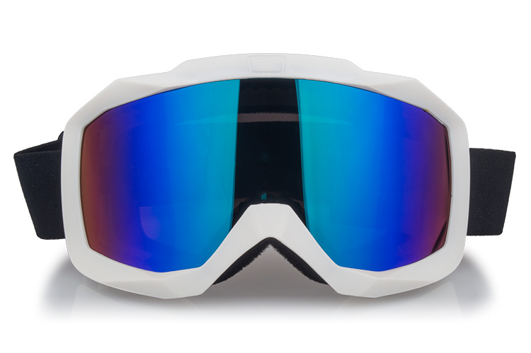 Spherical Design Ski Goggles Anti Slip Strap High Toughness Frame UV Protection
