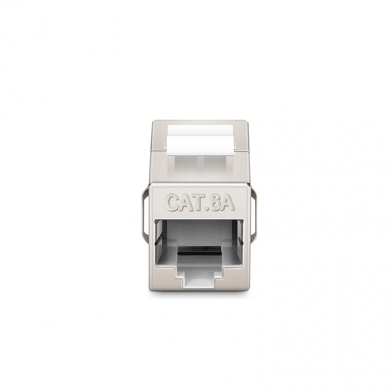 Exact Cables Cat6A Shielded Network Cable Extender Dual-Way Connector Keystone Adapter