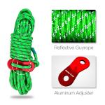SGS multi purpose Outdoor 4pc Reflective Tent Cord