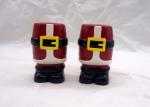 Dolomite Santa Salt And Pepper Shakers / Christmas Salt And Pepper Shakers Set