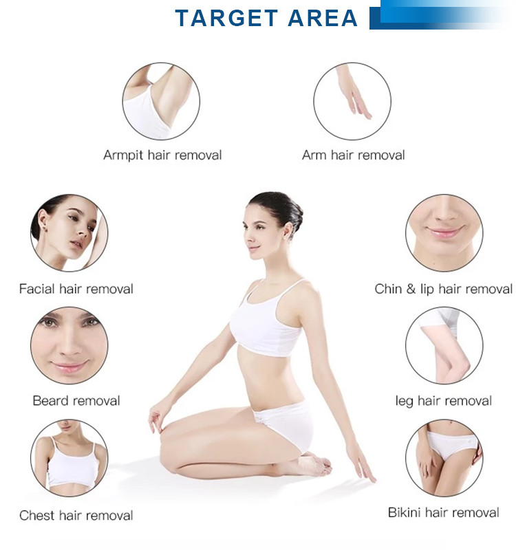 15.6 Inch TFT True Color LCD Touch Screen Diode Laser Hair Removal Machine From Germany