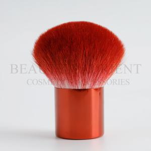 Quality Red Metalized Handle Kabuki Bronzer Brush Daily Makeup Tools High Performance wholesale