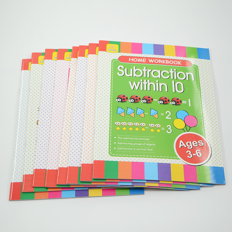 Customized Logo 2022 English Student Workbook Exercise Book for Drawing And Writing