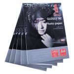 A4 Scratchproof Waterproof Resin Coated Photo Paper , 240gsm Photo Paper Satin