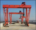 120 ton tyre crane、Wheeled walking gantry crane、Wheeled mobile gantry of gantry