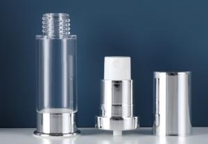 Quality Luxury Silver 5ml 10ml 15ml Aluminum Cosmetic Skincare Packaging wholesale