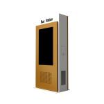 Smart Bus Station Digital Kiosks Touch Screen 2500 Nits Brightness