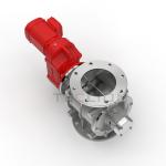 Carbon Steel Discharge Rotary Valves for Powder Media Transportation Lines