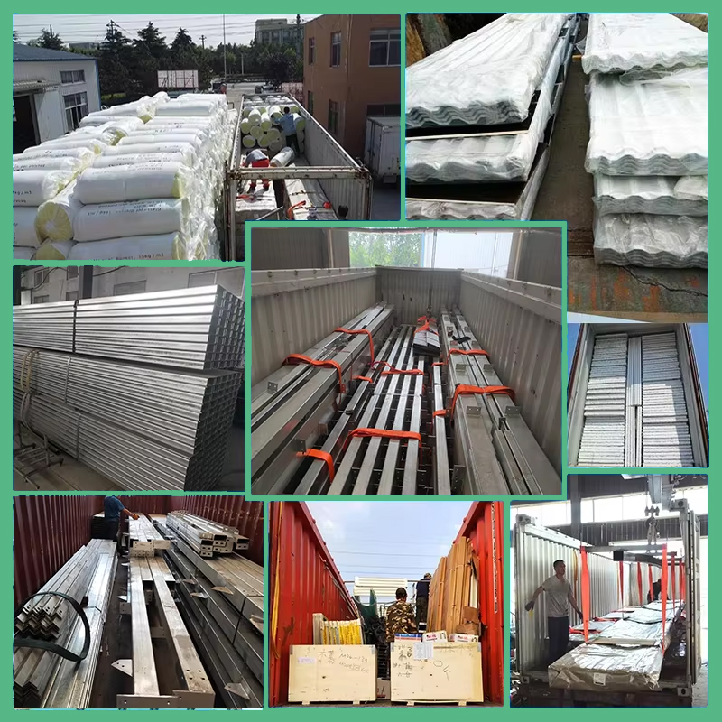 Safety Steel Structure Cow Shed House Agricultural Farm Steel Building