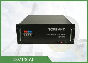 Quality LiFePO4 Telecom Battery 48V100Ah 4U or 5U Rack , 100A Discharge Long Lifecycle wholesale