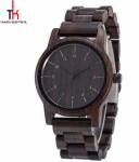 Unisex Timekeepr Wooden Wrist Watch , Red Sandalwood Watch Miyota Movement