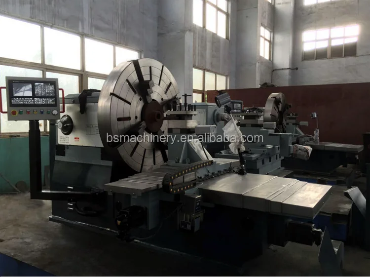 Floor Type Heavy Duty Horizontal Face Lathe Machine CW6180 CW6280 Manual