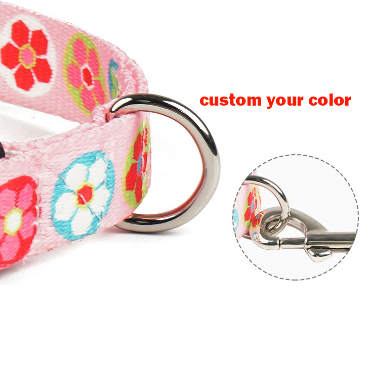 Customizable Adjustable Tactical Dog Collar and Leash Set Heavy Duty Canines
