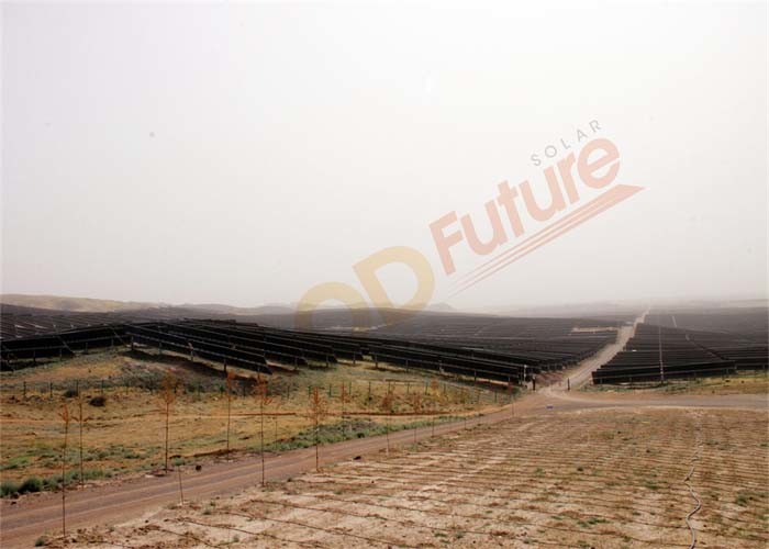 Galvanized Steel 1 Axis Solar Tracker 304 SS Solar Tracking Device