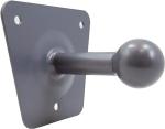 Matte Black Powder Coated Carbon Steel Bike Rack Wall Mount Bracket Ball Head