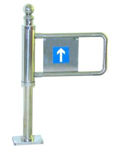 Quality Hand Push 12V Relay SUS316 Swing Barrier Turnstile wholesale