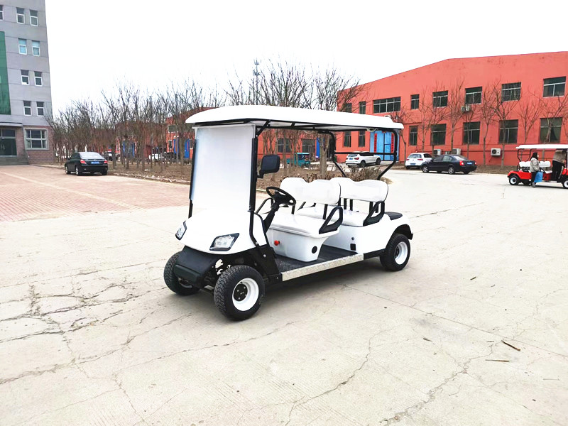 Electric 4 Seats Golf Club Carts Golf Cars 30km/H Battery Powered Street Legal