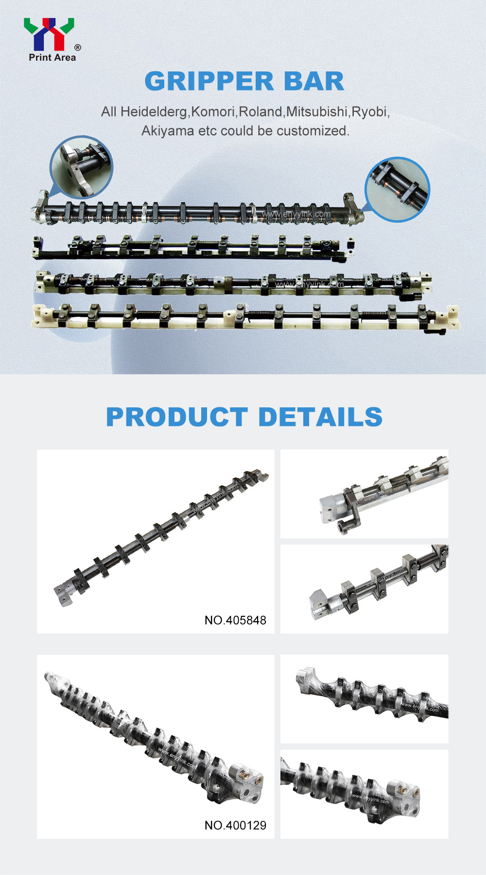 Printing Machine Spare Part Gripper Pad GTO52 56*13*1*2mm 407789