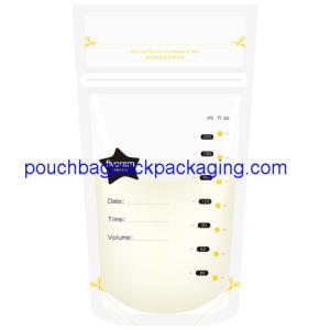 Quality Hot breastmilk storage bag, breast milk stoarge pouch, 200ML and 7oz wholesale