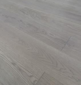 Quality Premium AB grade Russian Oak engineered flooring with light grey stain, color E26 wholesale