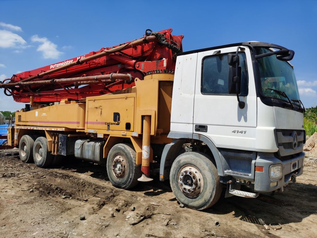 Used Putzmeister 42 Meter Concrete Pump Truck Second Hand Construction Machine