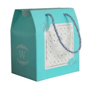 Quality Wedding Party Paper Bag CMYK PMS Candy Chocolate Muffin Gift Box With Handle wholesale