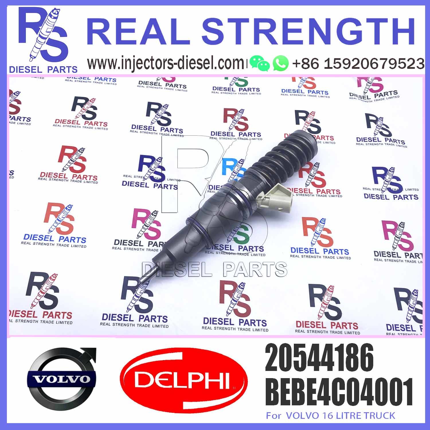 1600231962358 diesel fuel injector BEBE4C04001 BEBE4C04101 20544186 85000318 for V-O-L-V FH 16 D16C, Euro 3,