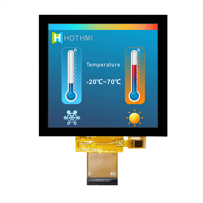 Square IPS TFT LCD Display 4 Inch 320x320 Dots With Pcap Monitor TFT module