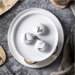 Contemporary 2 Tier Porcelain Cake Stand Tableware Accessories