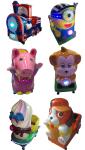 Glass Fiber Kiddie Coin Operated Airplane Ride With MP4 Display