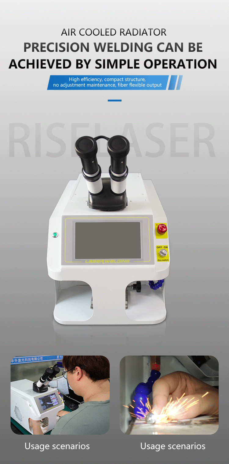 QCW Spot Laser Welding Machine With Fiber Laser For Jewelry Welding