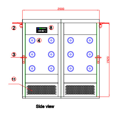 Intelligent HEPA Filter Air Shower System , Dust Free Room For Pharmaceutical