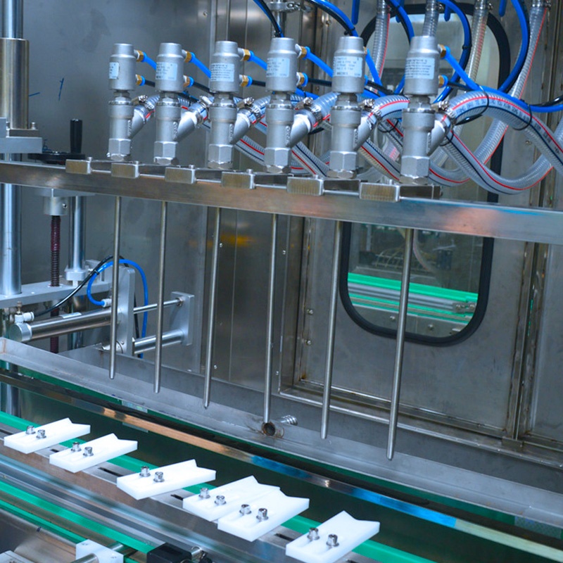 Automatic Edible Oil Bottle Filling Capping Labeling Machine for Milk Production