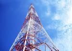 3 / 4 Legs Angle Steel Tower , Multi Circuit Silver High Tension Tower