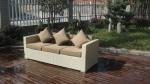 Customized color PE rattan outdoor sofa set wicker furniture