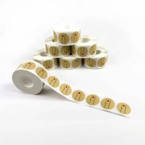 Quality Custom Logo Packaging Label Stickers Matte Surface Finished wholesale
