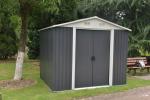 Hinged Door Steel Garden Sheds , Metal Storage Sheds Maintenance Free